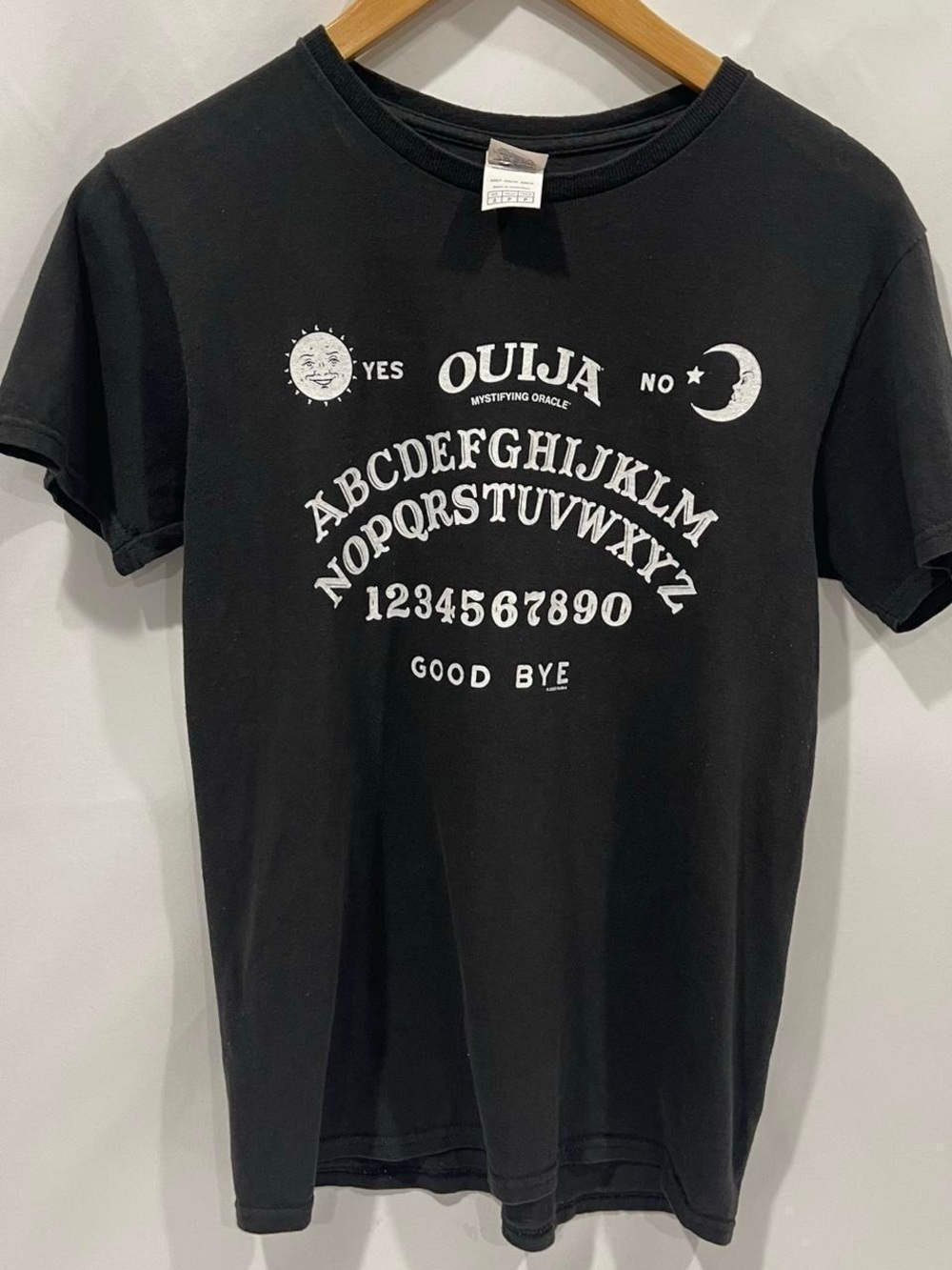 Ouija Board Black T-shirt Size S